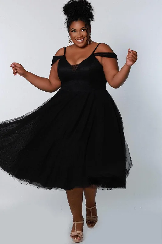 Sydneys Closet CE2208 Short Off Shoulder Plus Size Dress Sale