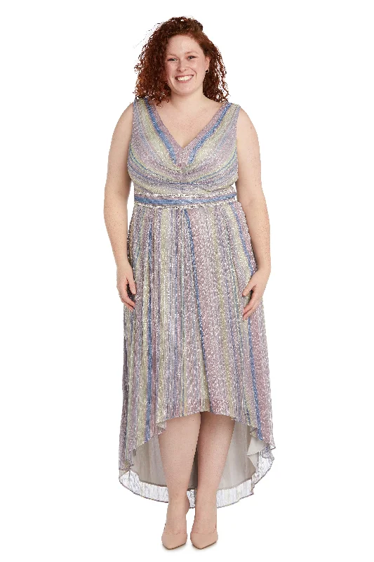 R&M Richards 9375W Plus Size High Low Formal Dress Sale