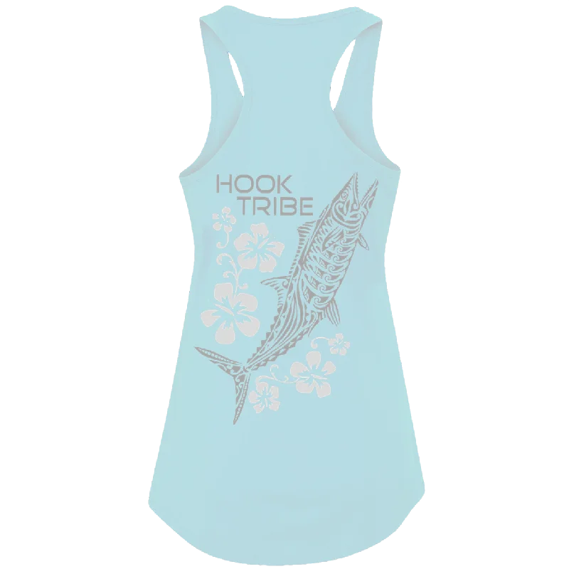 Women's Kingfish Flower Tank Top