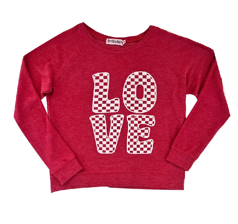 Women's LOVE Checkered