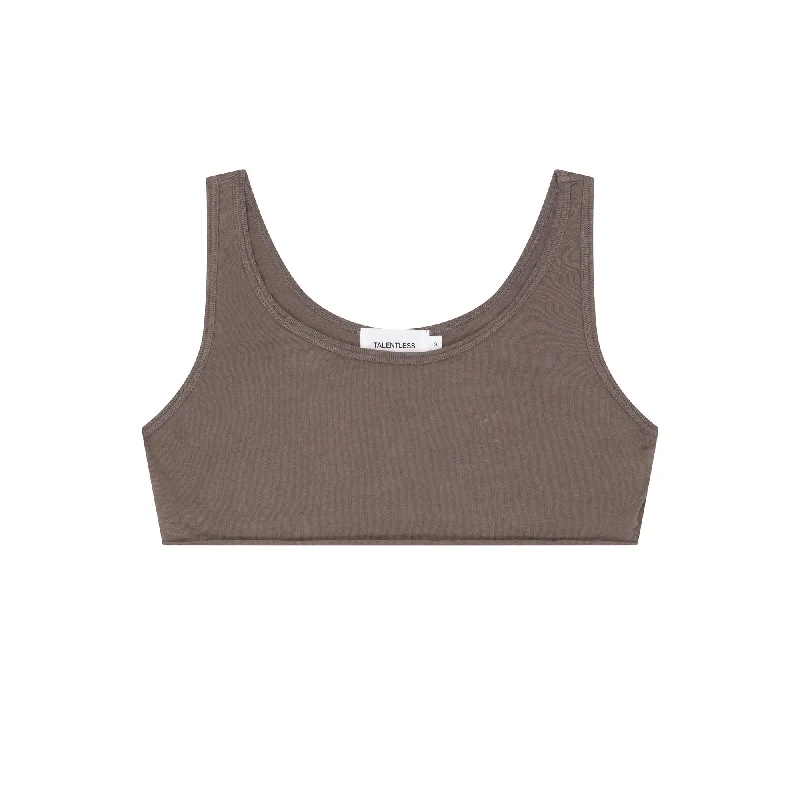 WOMENS CROP RAW HEM TANK