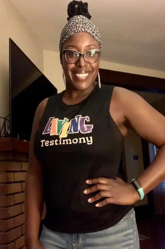 Living Testimony Black Don't Crack Muscle Tank