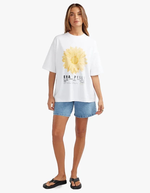 Flora Tee - White