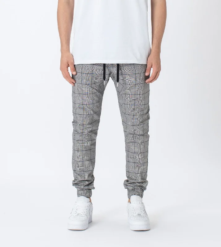 CHECK SURESHOT JOGGER | GREY INDIGO