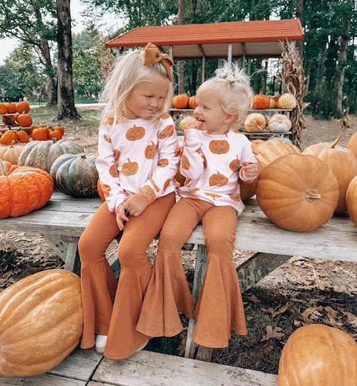 Jack-o-Lantern Sweatshirt in Pastel