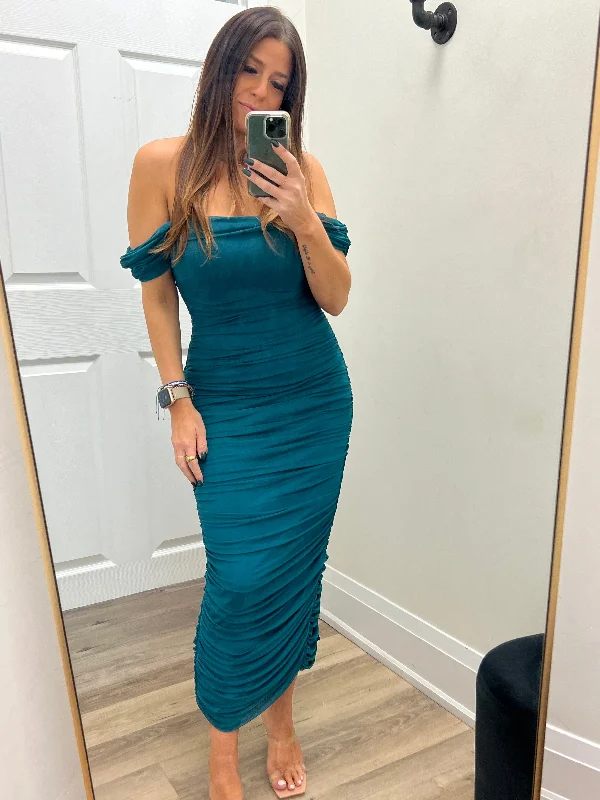 Sophia Dress I Teal