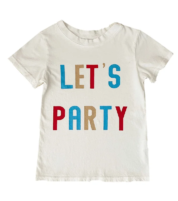 Let's Party Tee in Off White