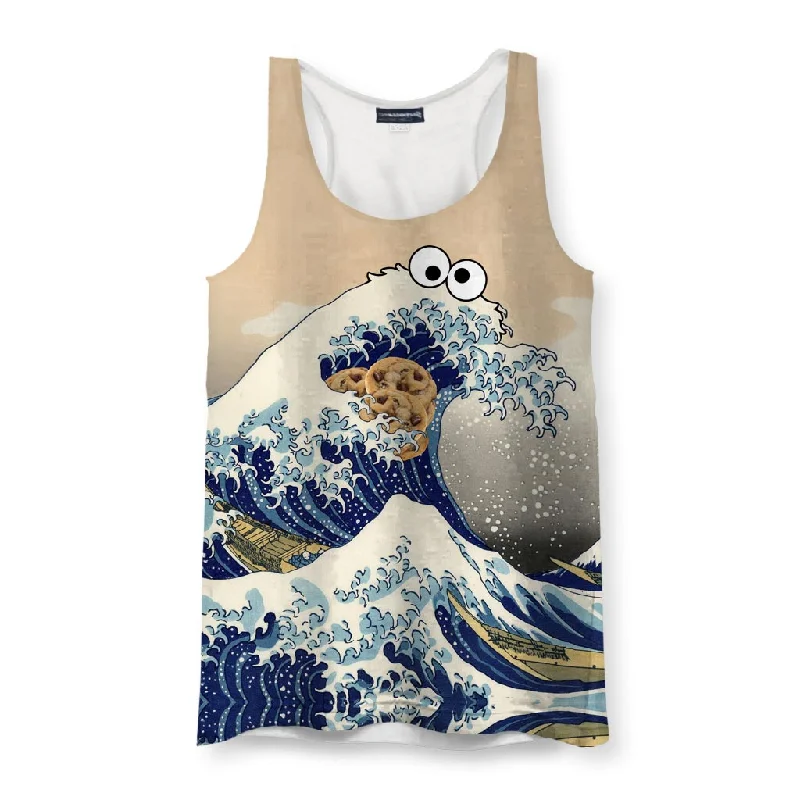 Cookie Wave Racerback Tank Top