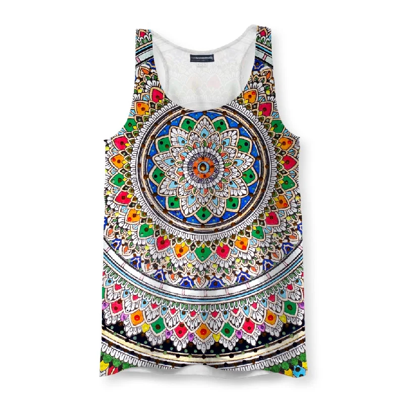 Infinite Mandala Racerback Tank Top