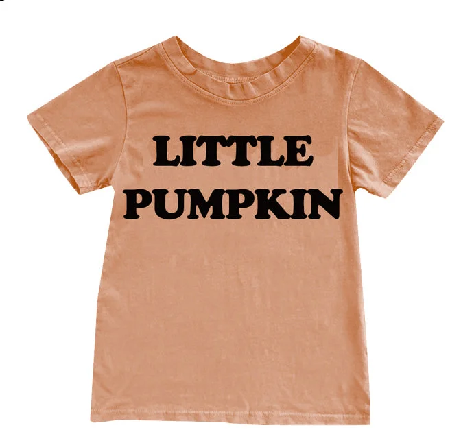 Little Pumpkin Tee in Dark Beige