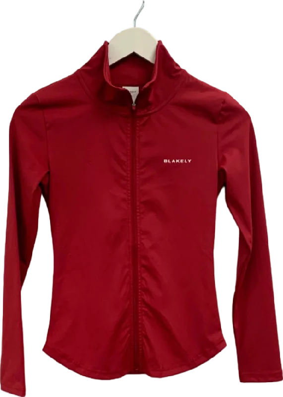 Blakely Red Zip-Up Jacket UK S