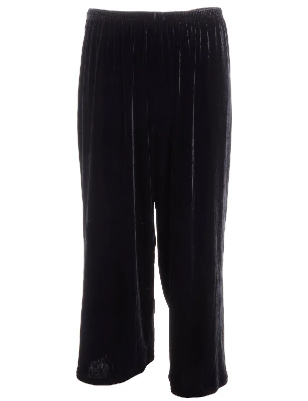 Label Black Carla Velvet Culotte