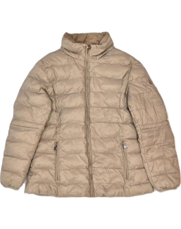 CHAMPION Womens Padded Jacket IT 44 Medium Brown Polyester Winter