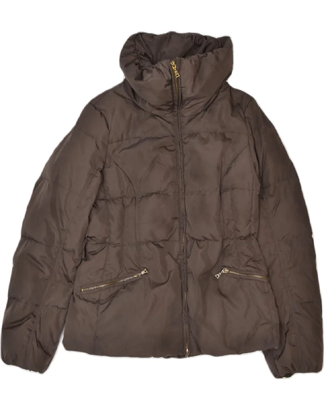 MARELLA Womens EMME Padded Padded Jacket UK 14 Medium Brown Polyester