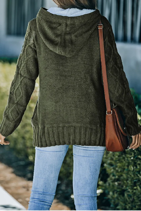 Fleece-Lined Hooded Jacket