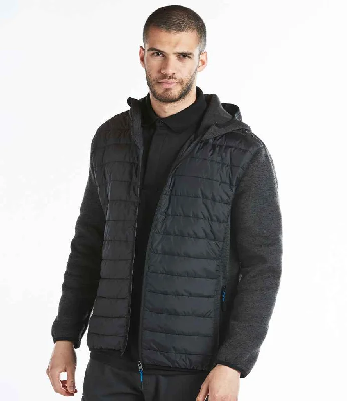 Portwest KX3™ Baffle Padded Jacket | Grey Marl/Black