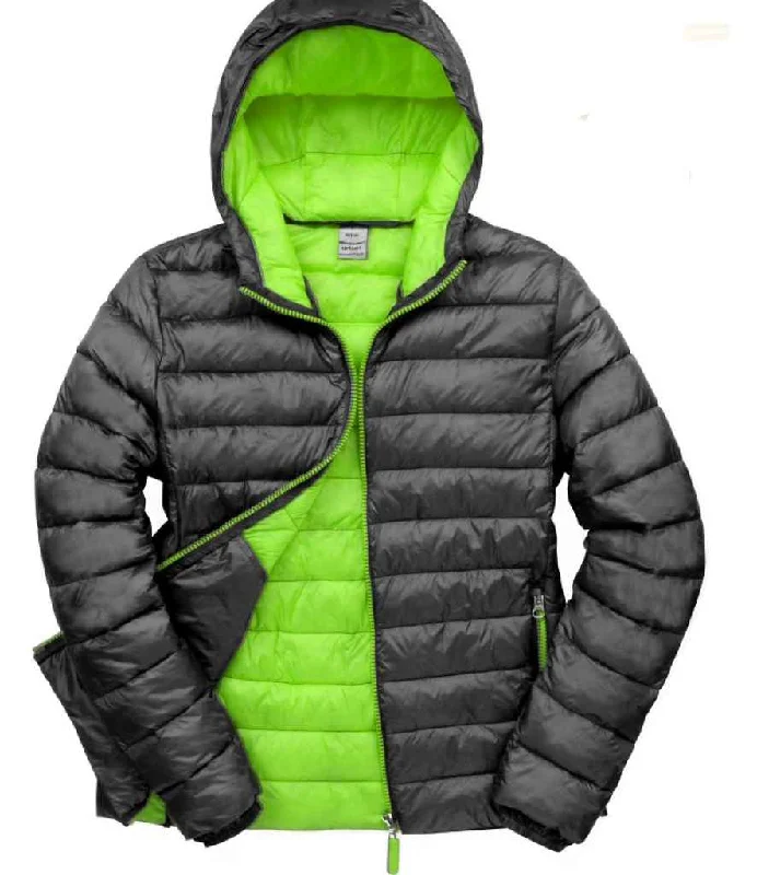 Result Urban Snow Bird Padded Jacket | Black/Lime Green