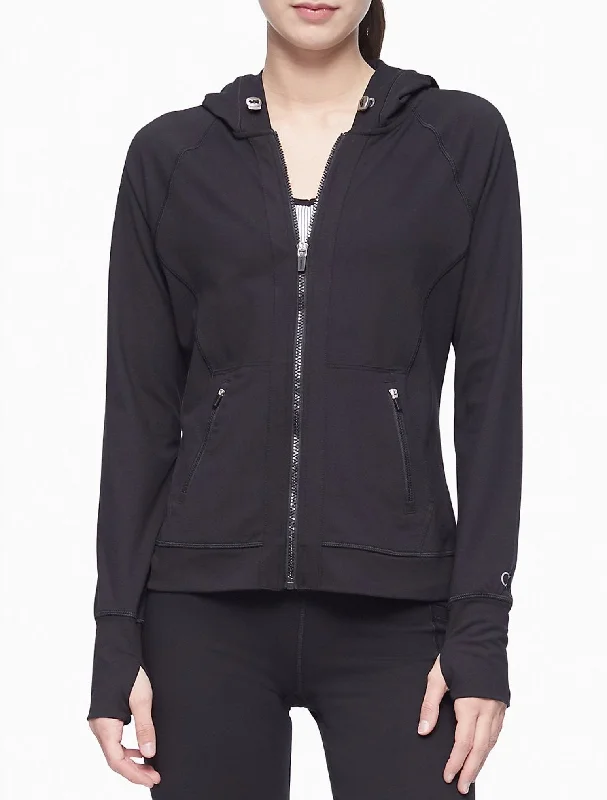 Calvin Klein Performance Embrace Hooded Zip Jacket - Women