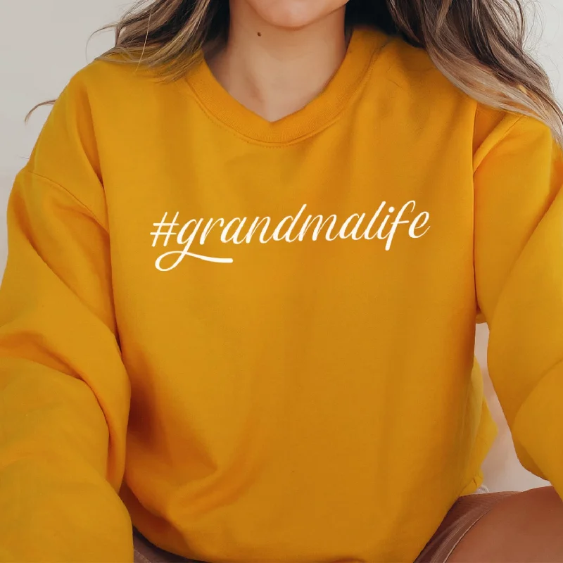 #GrandmaLife - Womens Sweater - Grandma Sweater