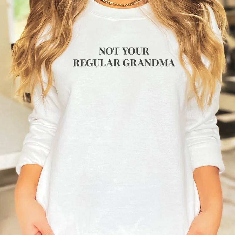 Not Your Regular Grandma - Womens Sweater - Grandma Sweater