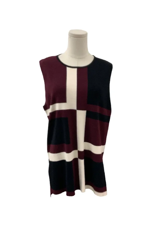 NWT Alfani Women's Colorblock Sweater