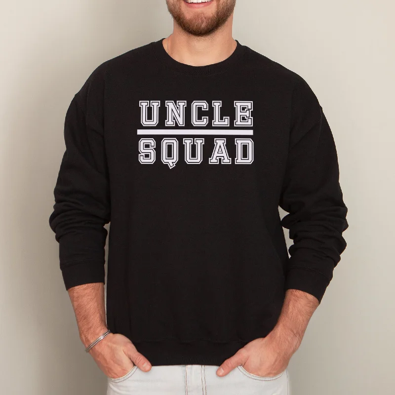 Uncle Squad - White - Mens Sweater - Uncle Sweater