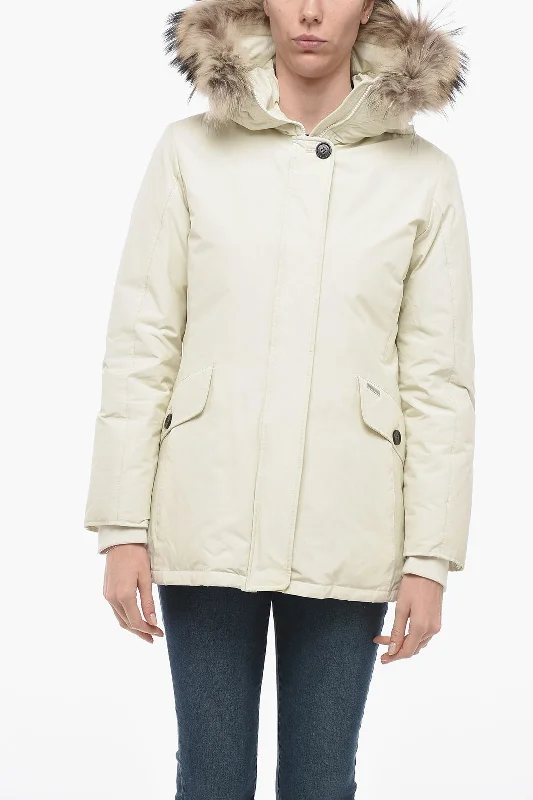 Woolrich Down Jacket GLEELEY with Removable Fur