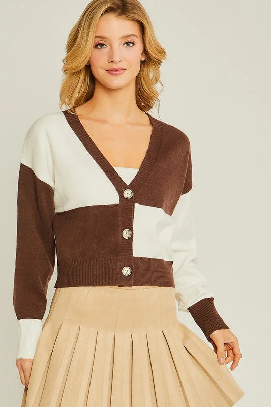 Brown Sweater Cardigan