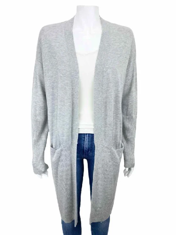 Splendid Women's Lightweight Open Cardigan Sweater Heather Grey Size M