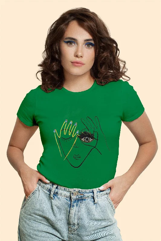 Green Face T-shirt