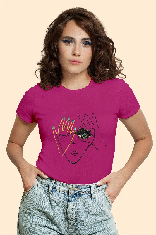 Rose Face T-shirt