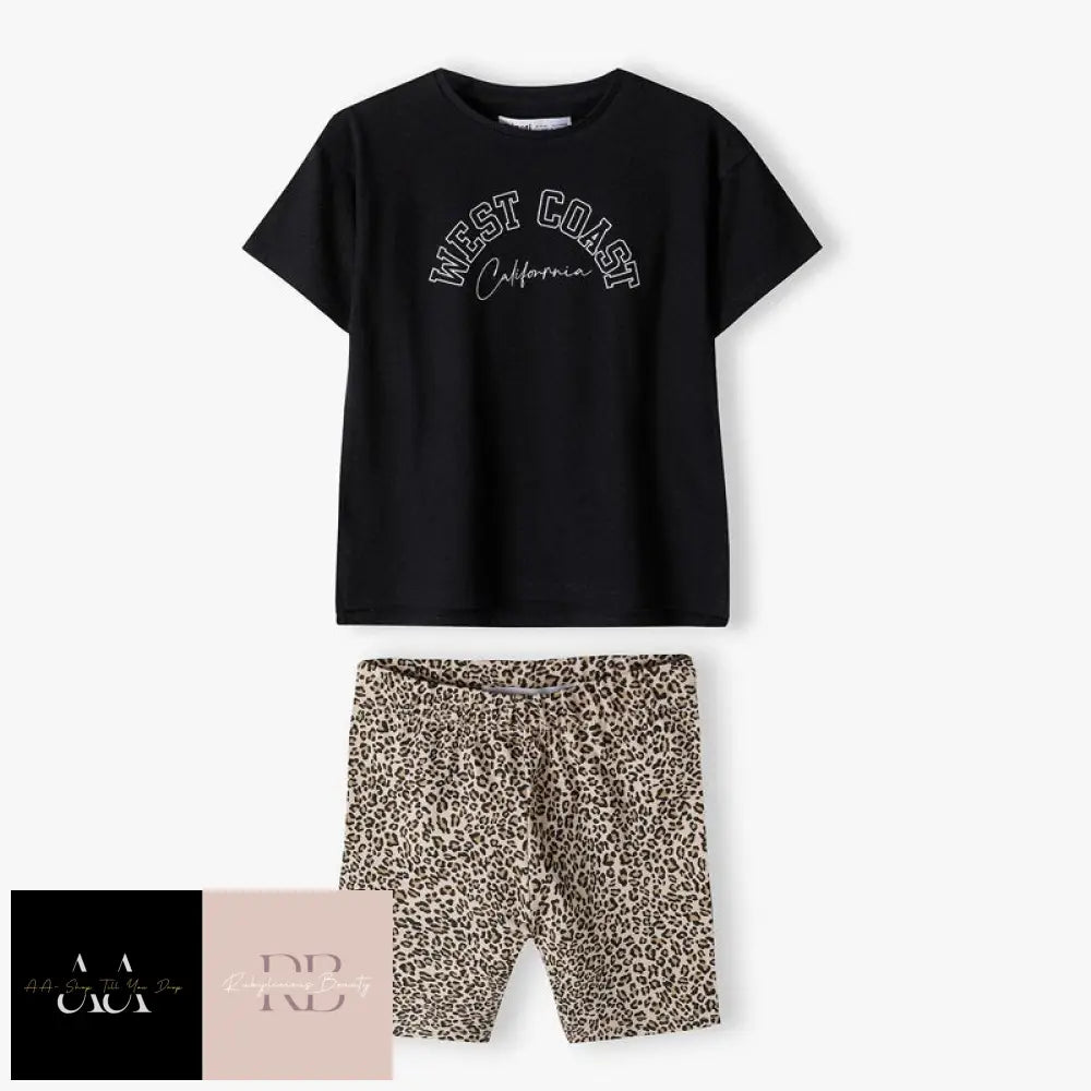 T-SHIRT AND SHORT SET (8-14 YEARS)