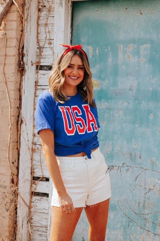 USA pattern T-shirts