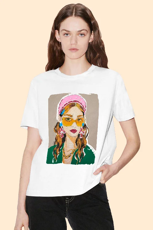 White Pretty Girl T-shirt