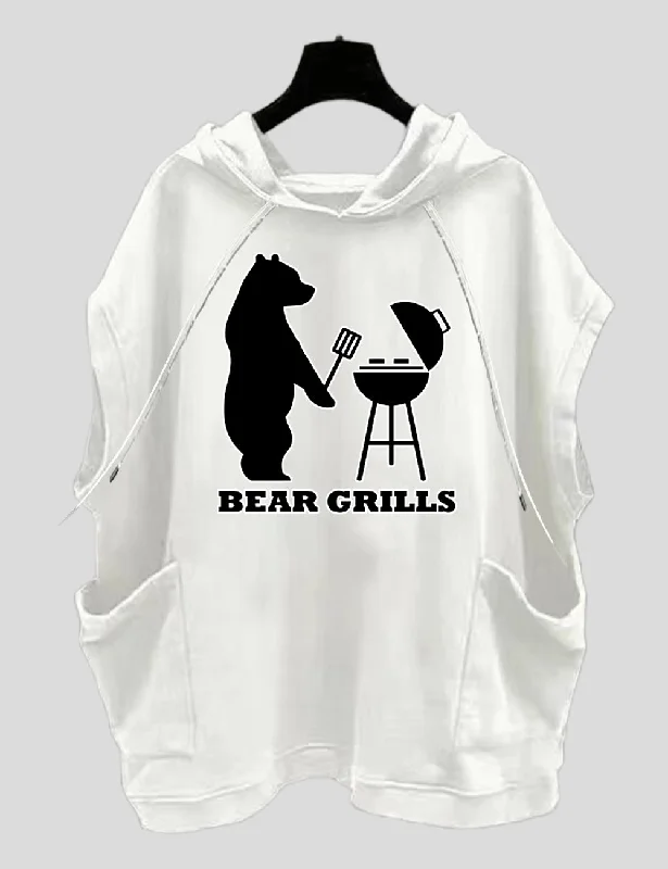 Women Plus Size Bear Grills T-Shirt