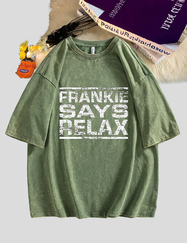 Women Plus Size Frankie Says Relax T-Shirt