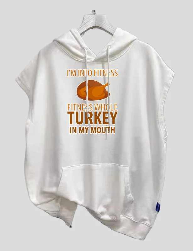 Women Plus Size Turkey In My Mouth Funny Thanksgiving T-Shirt