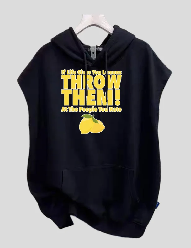 Women Plus Size If Life Gives You Lemons Throw Them At People You Hate - Funny T-Shirt