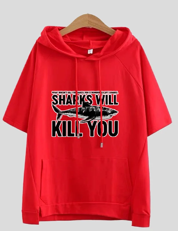 Women Plus Size Sharks Will Kill You T-Shirts