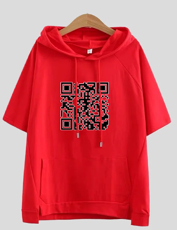 Women Plus Size Rickroll QR Code T-Shirt