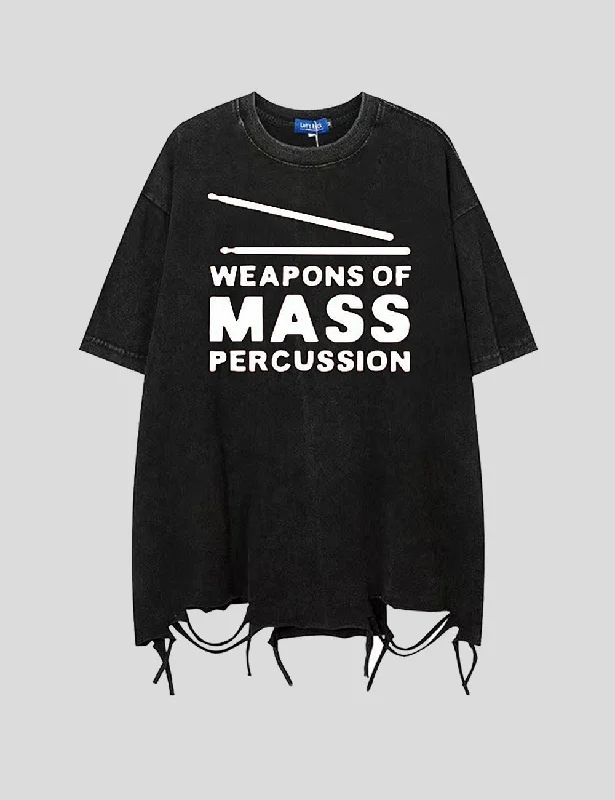 Women Plus Size Weapons Of Mass Percussion T-Shirt